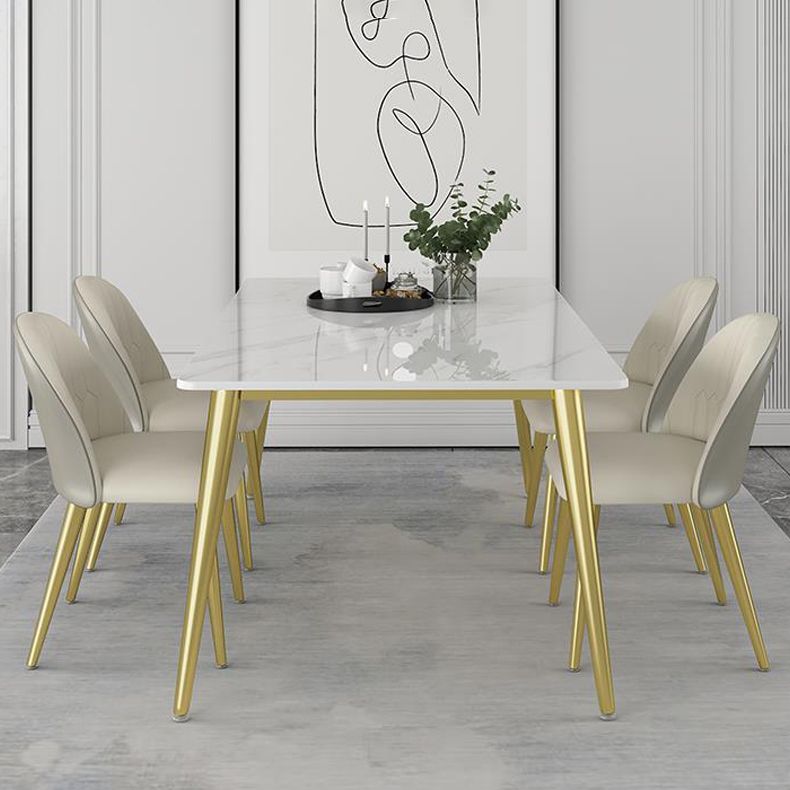 Glam Sintered Stone Dining Room Set 1/5/6/7 Pieces Dining Furniture Set /Separate Items