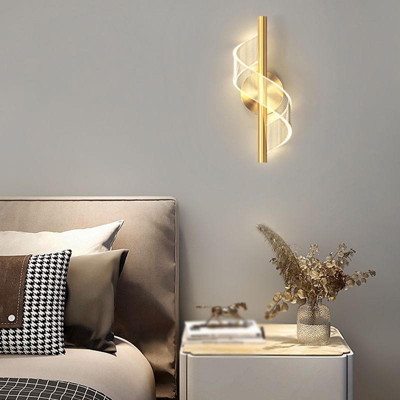 Modern Style Wall Lamp LED Wall Mount Lamp with Acrylic Shade for Bedroom