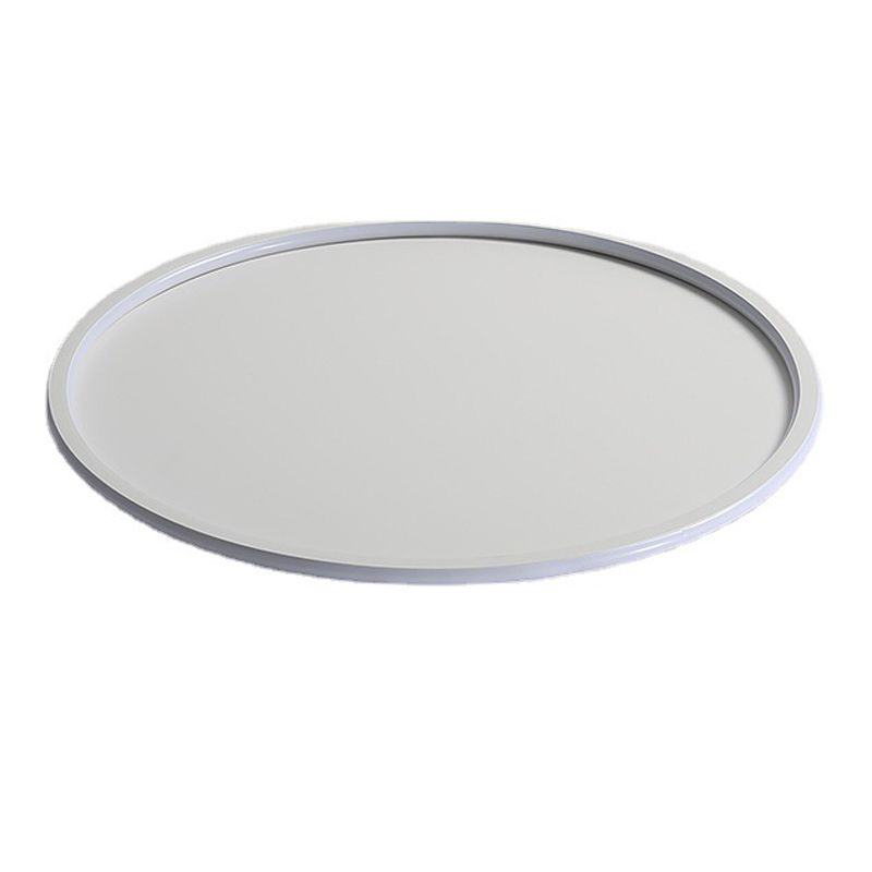 Plafonnier rond de style simple et moderne, éclairage encastré en aluminium à 1 lumière