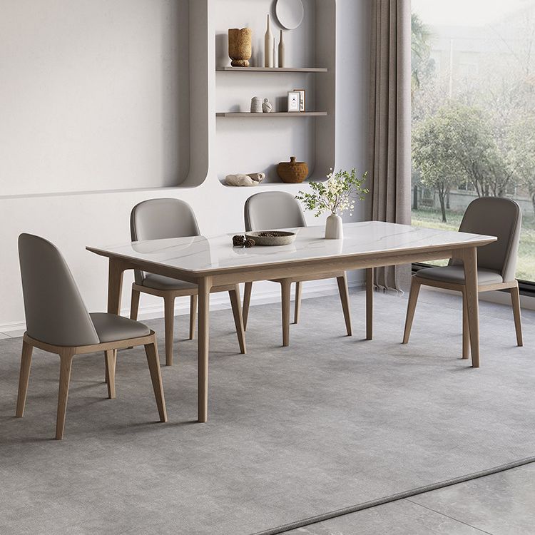 Modern Sintered Stone Dining Set 1/4/5/7 Pieces Dining Table Set for Home Use