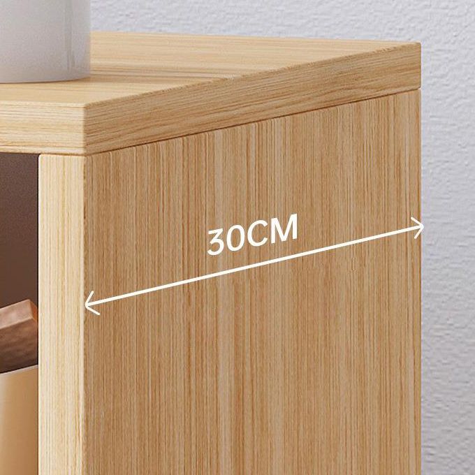 Scandinavian Wood Bookshelf 11.8" Wide Standard Shelf Bookcase