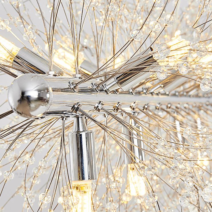 Luminaires d'éclairage de l'île de feu d'artifice cristalmalisme cristalmalisme éclairage des pendentifs pour le restaurant