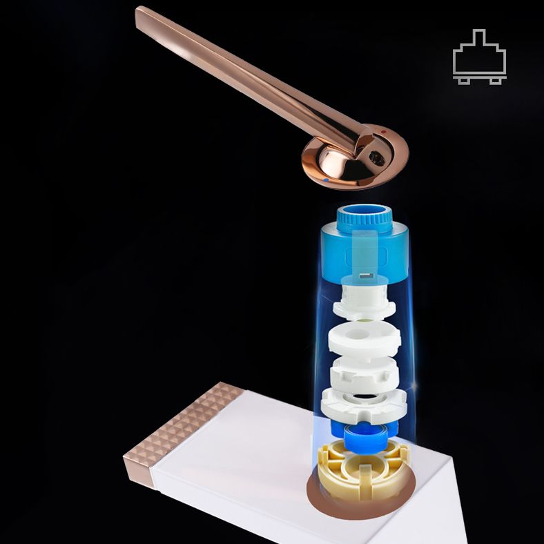 Contemporary Deck Mounted Metal Roman Tub Faucet Low Arc Roman Tub Faucet Set