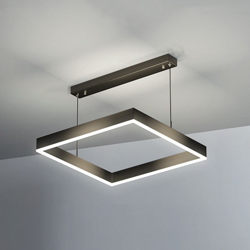 Iluminación de colgante estructurado negro mate lámpara de led metal para sala de estar para sala de estar