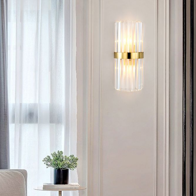 2 luci Montaggio a parete Light Aibture Postmodern Crystal Wall Sconce Light per interno