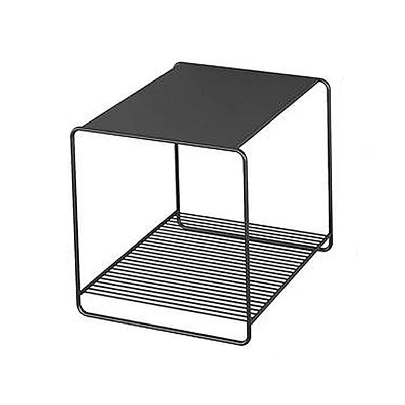 Mid Century Metal Square Cocktail Table 2-Piece Coffee Table Set