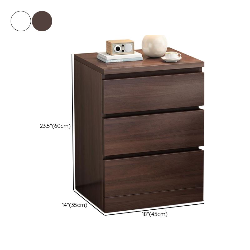 Ultra-Modern Lingerie Chest Wood Vertical Storage Chest with Drawers for Bedroom