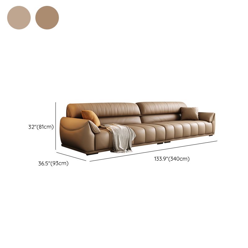 Contemporary Sectional with Pillow Top Arm Living Room Sectional sofa