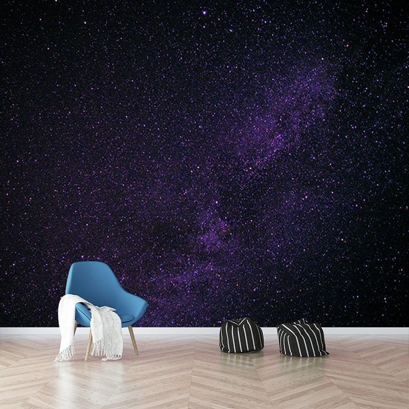 Modern Style Galaxy Murals Wallpaper for Living Room, Custom Size Available