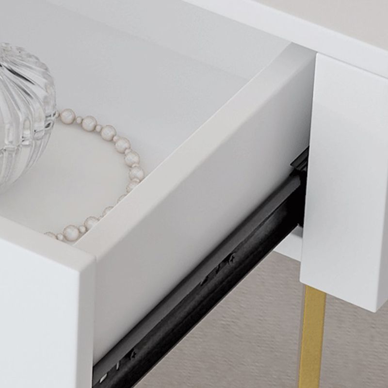 15.74" Wide Makeup Counter with Mirror Vanity Tables with Storage Drawers