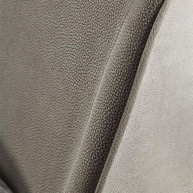 Traditional  Brown Solid Wood Accent Chair Faux Leather Chaise