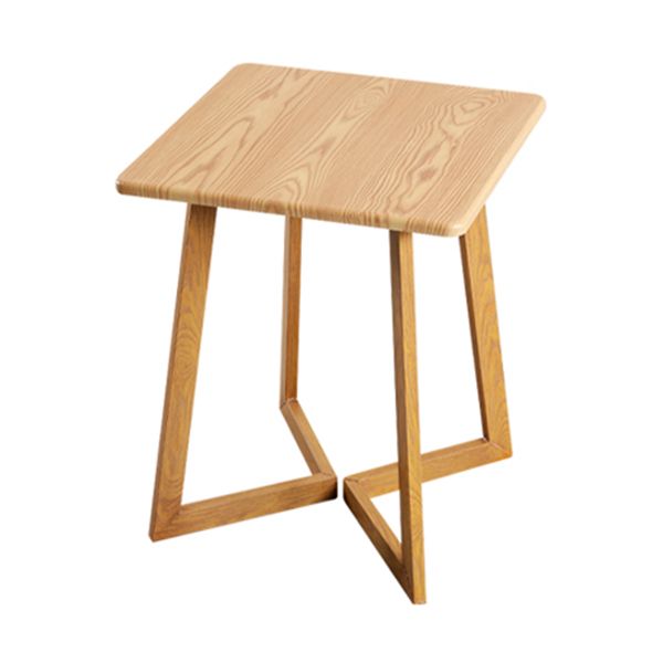 Mesa de madera de cocina industrial para restaurante mesa de comedor con base de madera