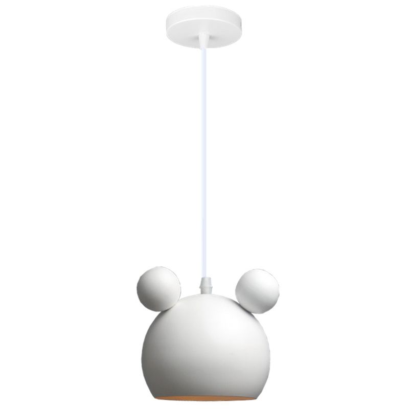 Aione a pendente a semicerbaro Sottonatura in stile minimalista in metallo il ciondolo di illuminazione