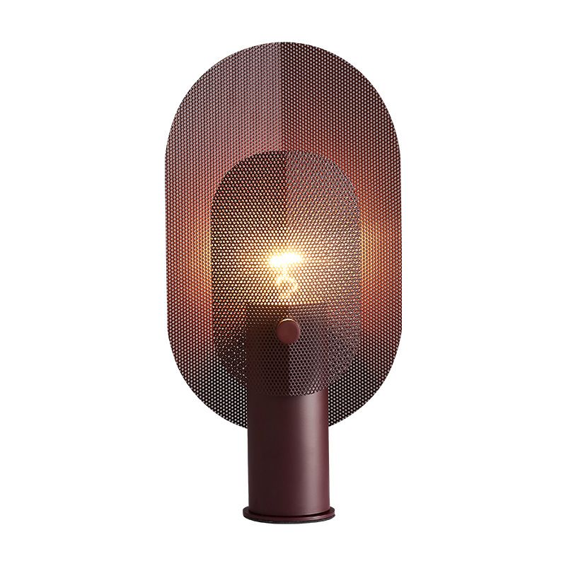 Creative Oval Table Light Postmodern Metal 1 Bulb Living Living Room Night Stand Lampe