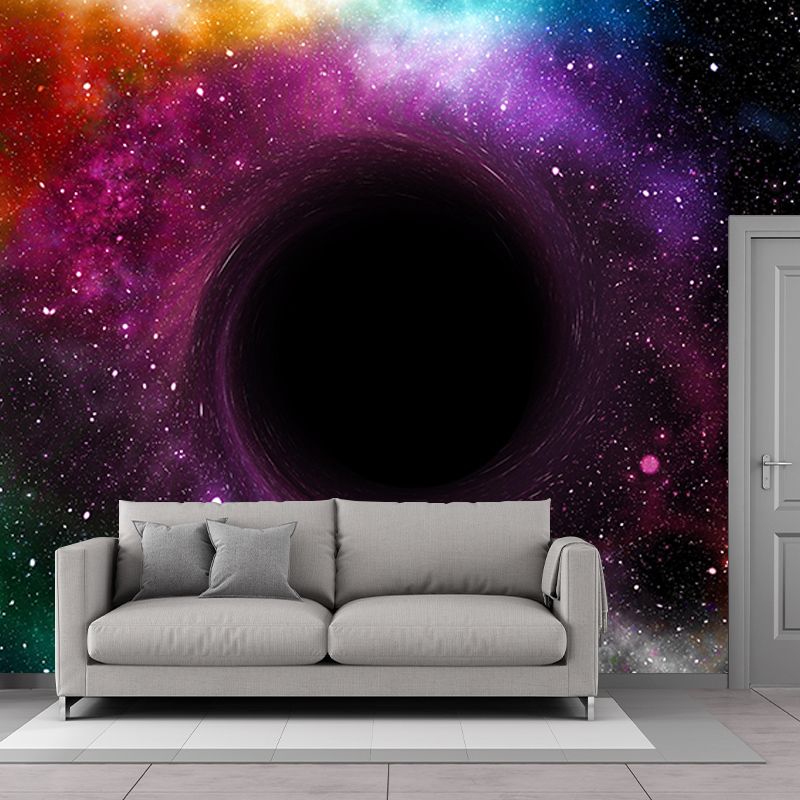 Customized Horizontal Illustration Universe Mural Eco-friendly Wallpaper Wall Art