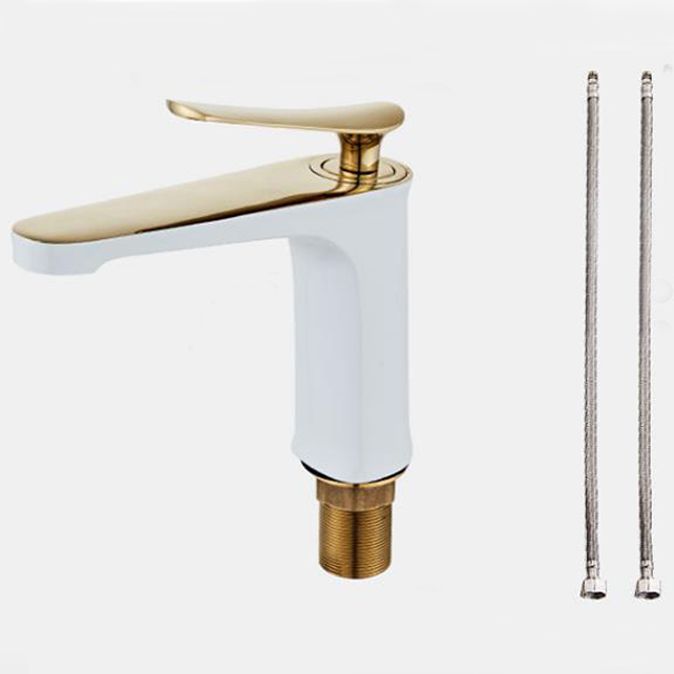 Light Luxury Basin Faucet 6.69" H Modern Brass Vessel Sink Faucet