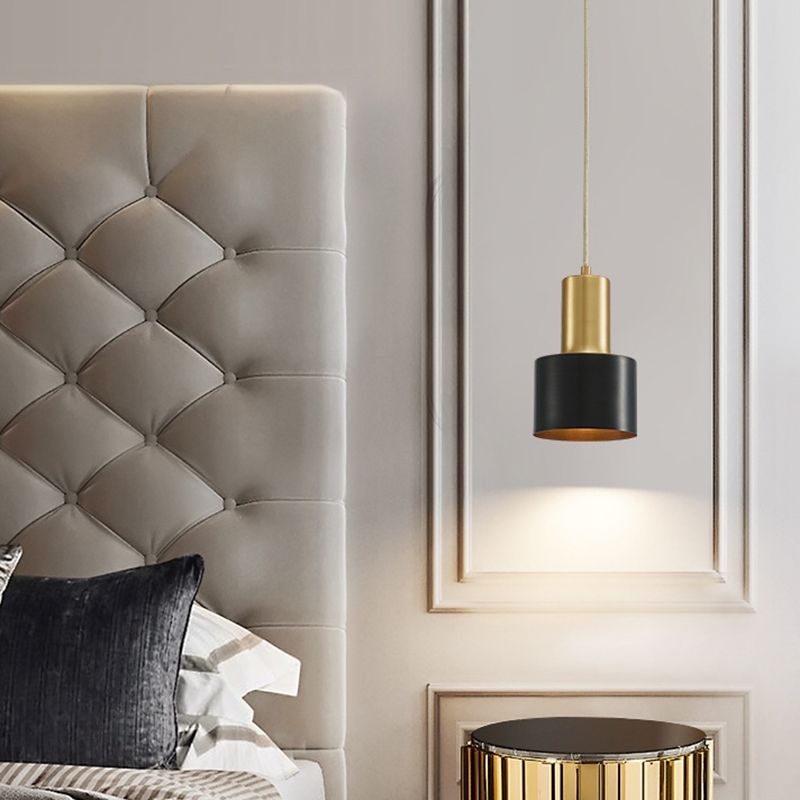 Lampada a sospensione a forma di bomba postmoderna Metal 1 Lulb soggiorno Pendulum Light