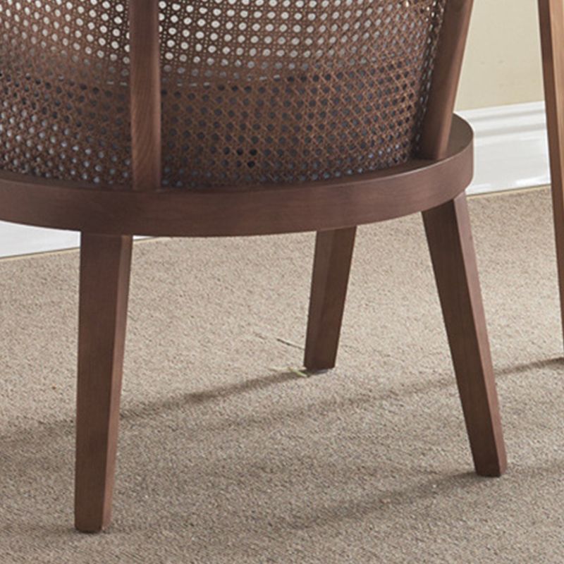 Traditional Arm Chair Wood Windsor Back Dining Room Chair for Home