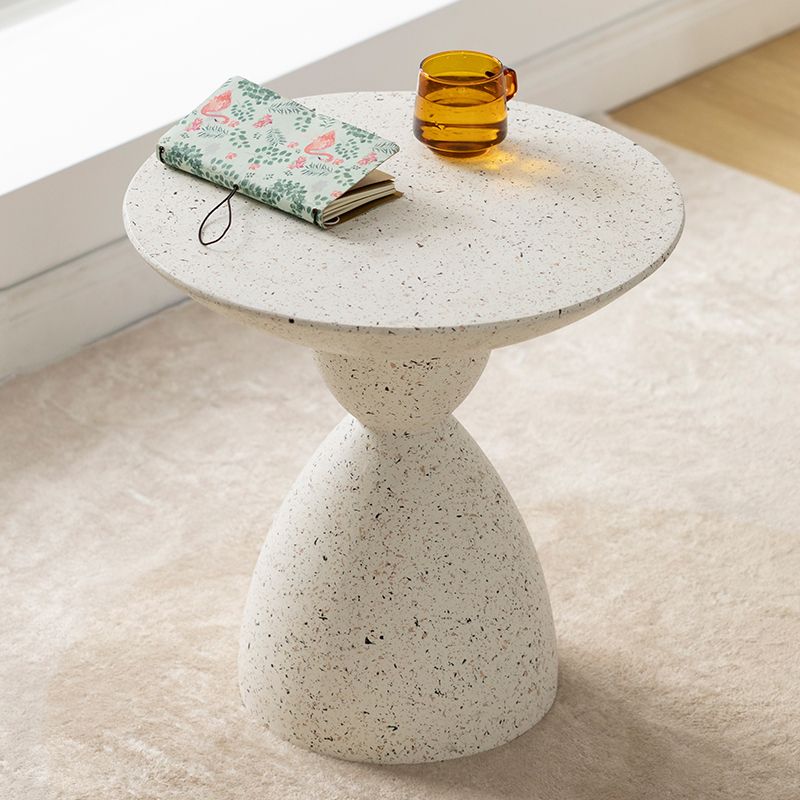 Metal Pedestal Coffee Table Contemporary White Coffee Cocktail Table