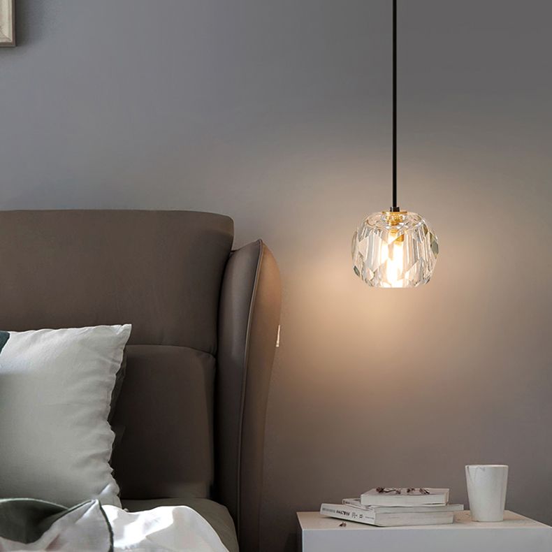 Moderner Luxusstil Hängsbeleuchtung mit einstellbarem Kabelkristall 1 Light Pendell Light Kit