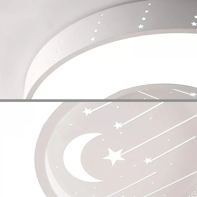 Metal estrellado redondo de la luz de la luz de las chicas del dormitorio del techo de dibujos animados