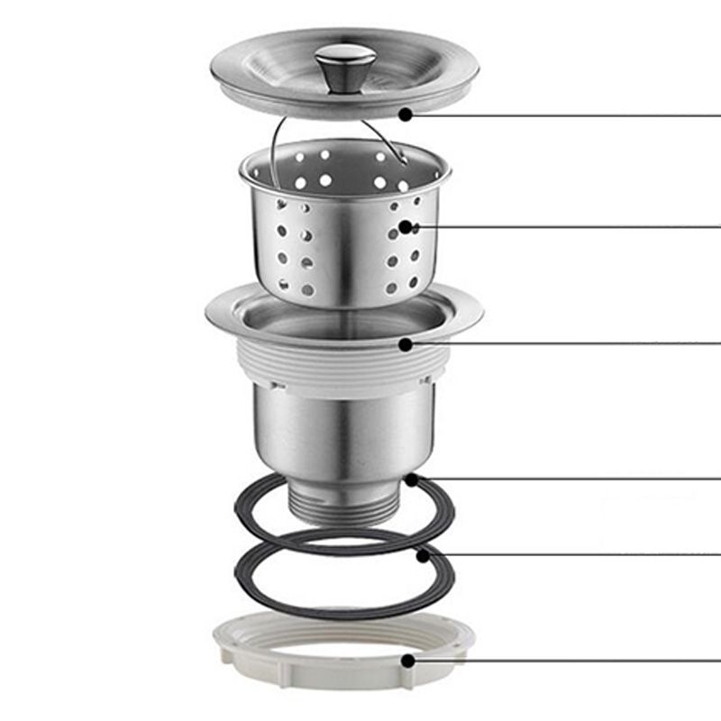 Kitchen Sink Stainless Steel Drop-In Rectangle All-in-one Kitchen Sink