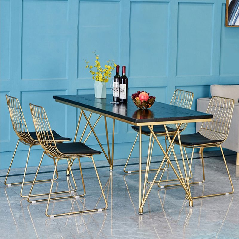 Traditional Luxury Dining Table White in Marble Rectangle Dining Table for Kitchen