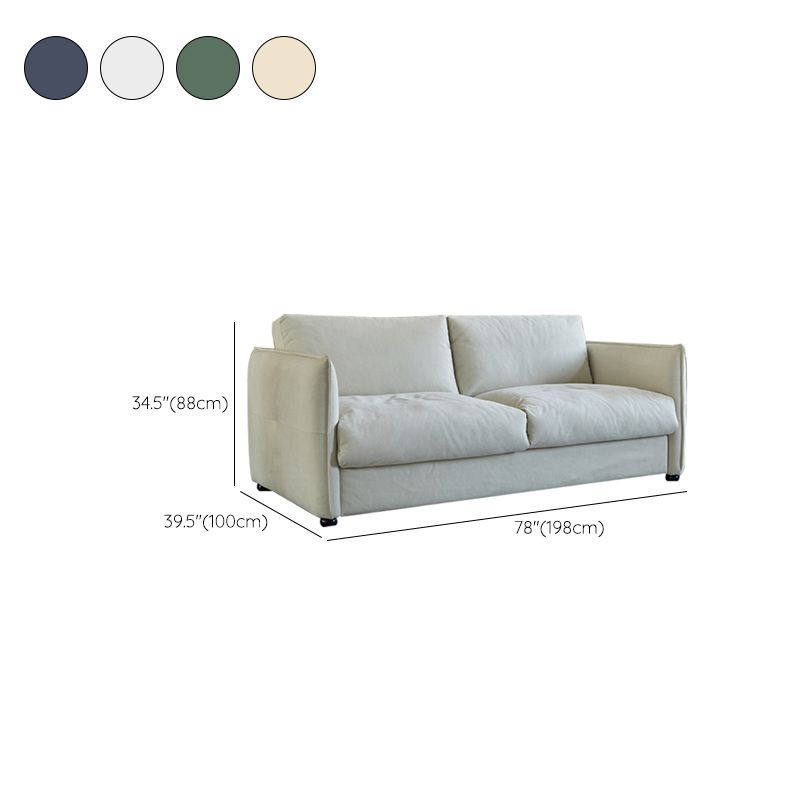 Modern Faux leather Sleeper Sofa Removable Upholstery Futon Sofa Bed