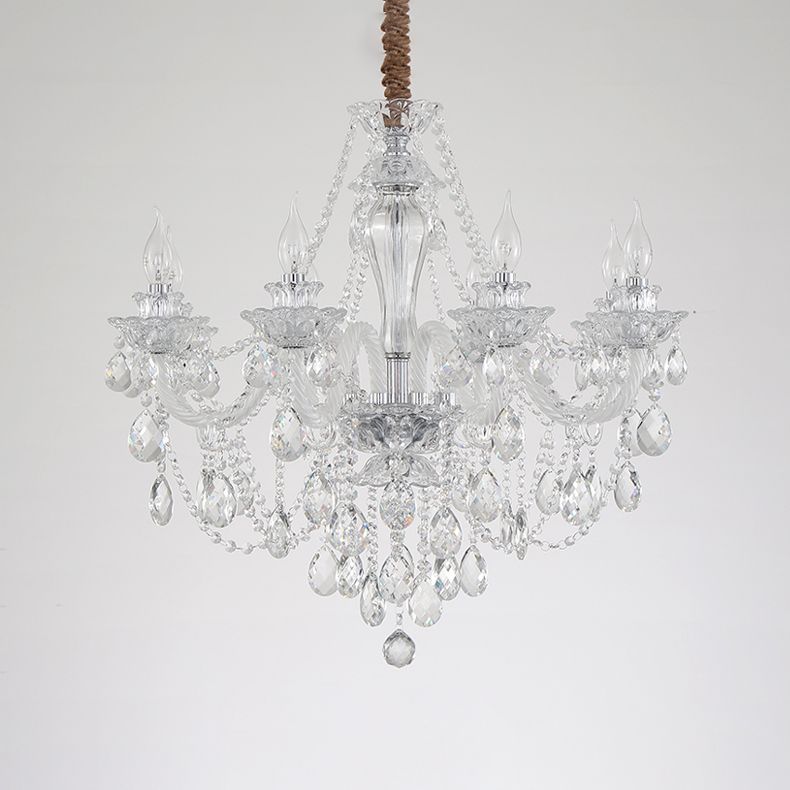 American Style Chandelier Crystal Multi Light Hanging Light for Bedroom