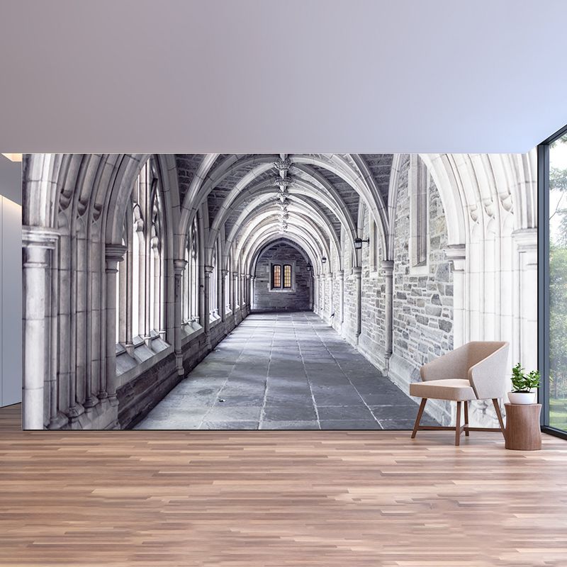Architecture Extension Mural Decal for Sitting Room, Water Resistant, Made to Measure