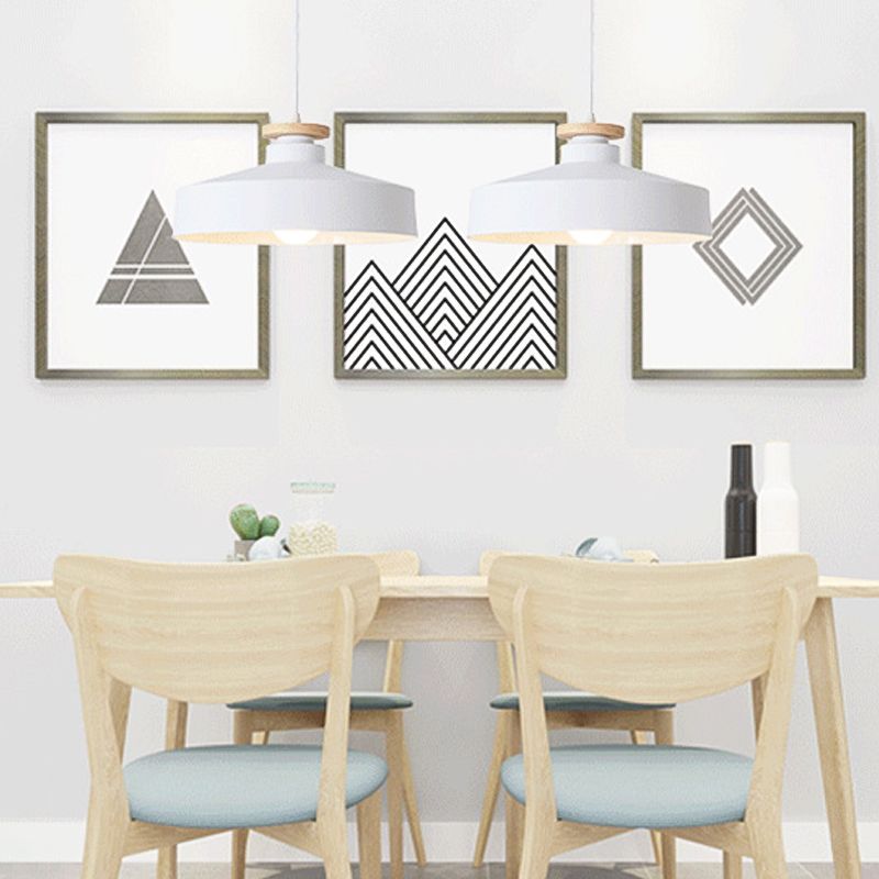 Couvre-pote Shape Hanging Lighting Modern Style Metal 1 Light Hanging Lamping for Dining Room