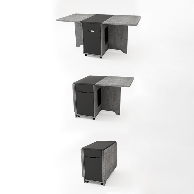 Mesa de comedor de pedestal de comedor moderno de mediados de siglo para la cena de cocina en casa