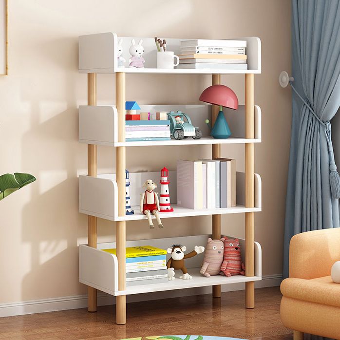 Modern Style Bookshelf Engineer Wood Open Back Bookcase for Home