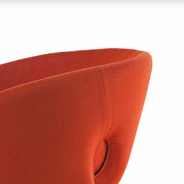Indoor Velvet Upholstered Arm Chair Metal Frame Open Back Dining Chair
