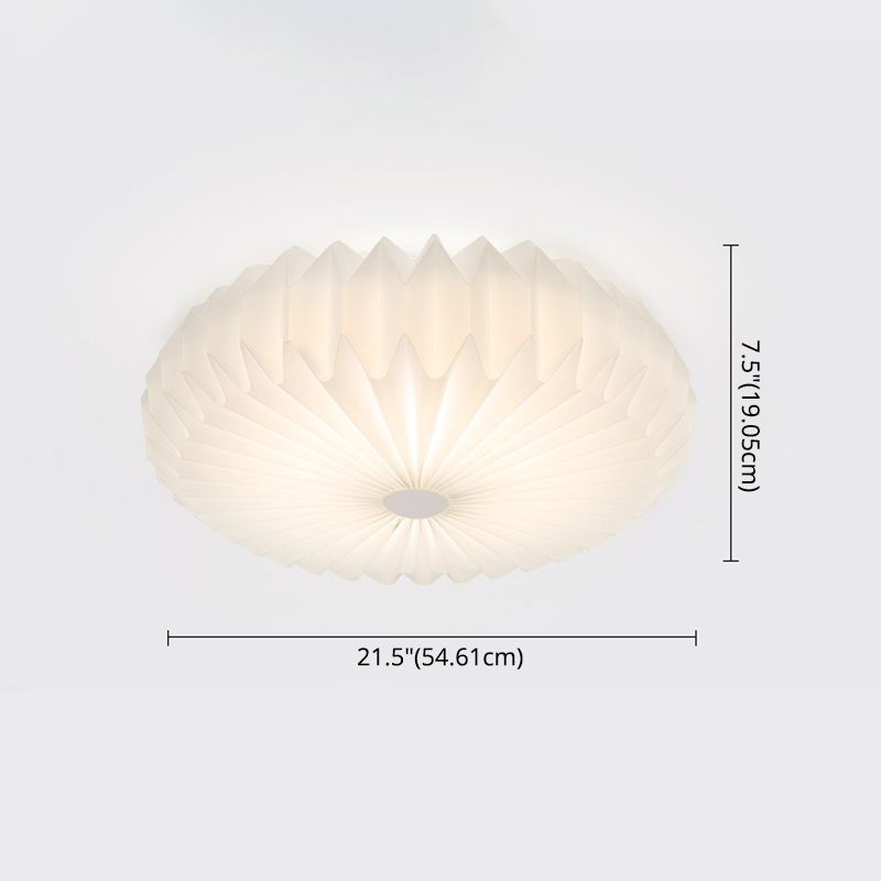 Round Flush Mount Ceiling Light 1 Light Acrylic Minimalist Flush Mount Ceiling Light for Bedroom