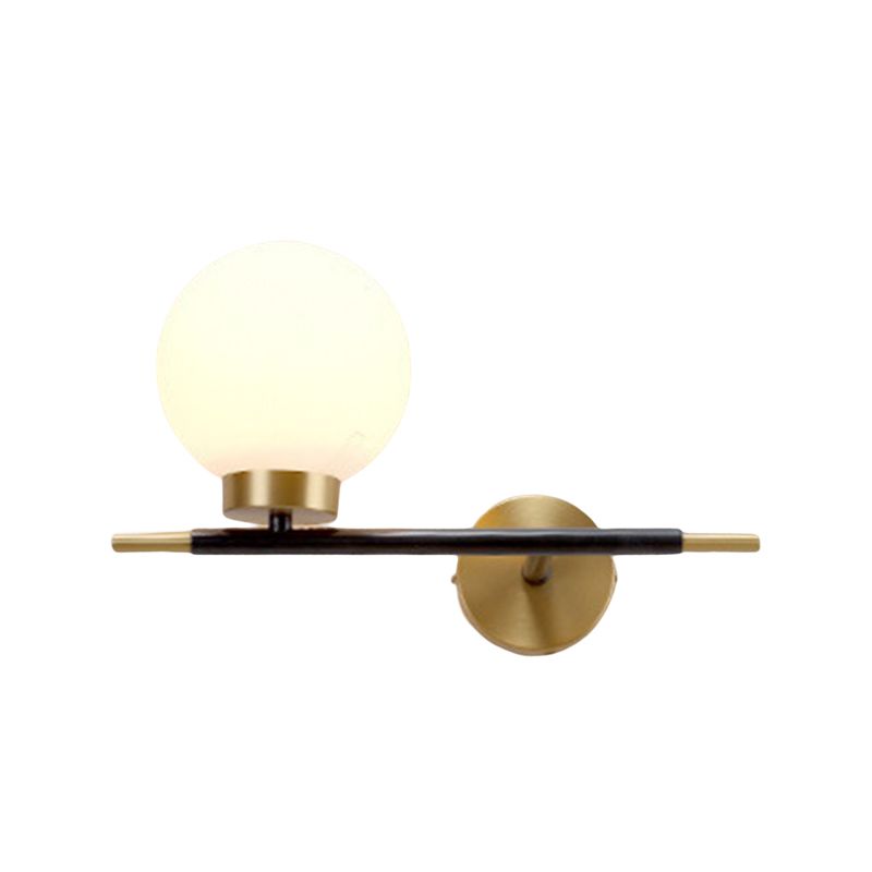 Nordic Style Wall Light Sconces Ball Shape Glass Wall Lamp for Living Room