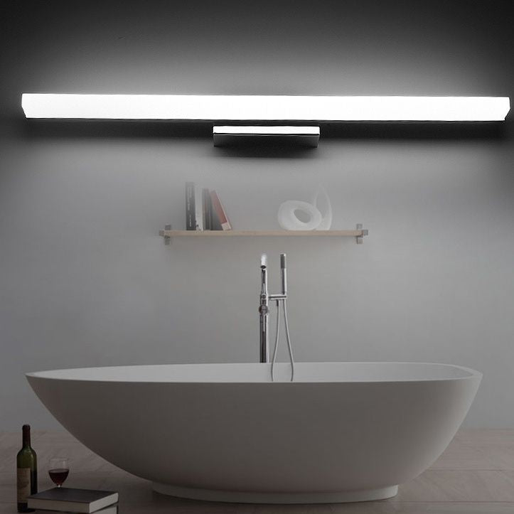 Rectangle LED Bathroom Wall Sconce Simple Waterproof Vanity Light for Dressing Table