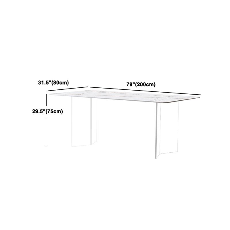 Designer Home Table and Chairs 1/4/5 Pieces Acrylic Dining Room Set