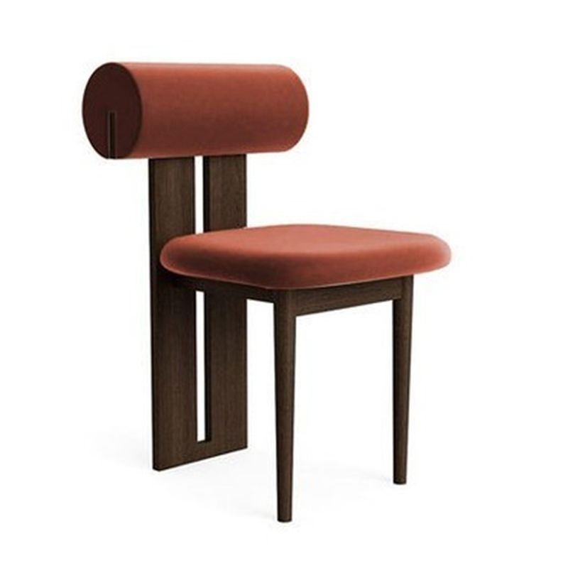 Contemporary Side Chair Wood Slat Back Dining Room Chair for Dining Room