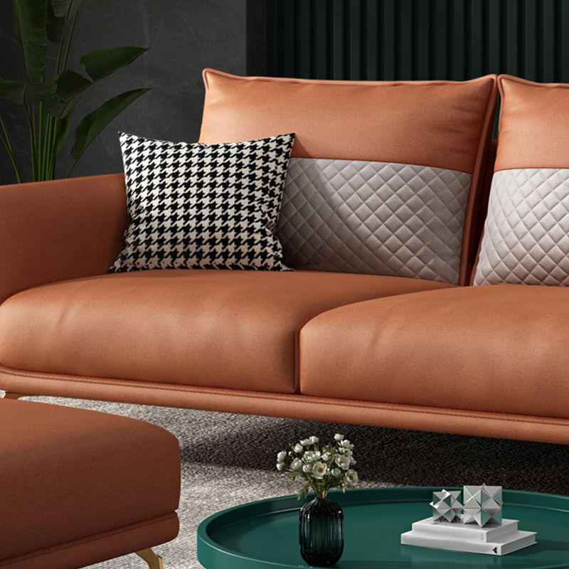 Moderner Stil Charles von London Latex/Schwamm Sitz gefülltes Massivholz -Basisofa gefüllt