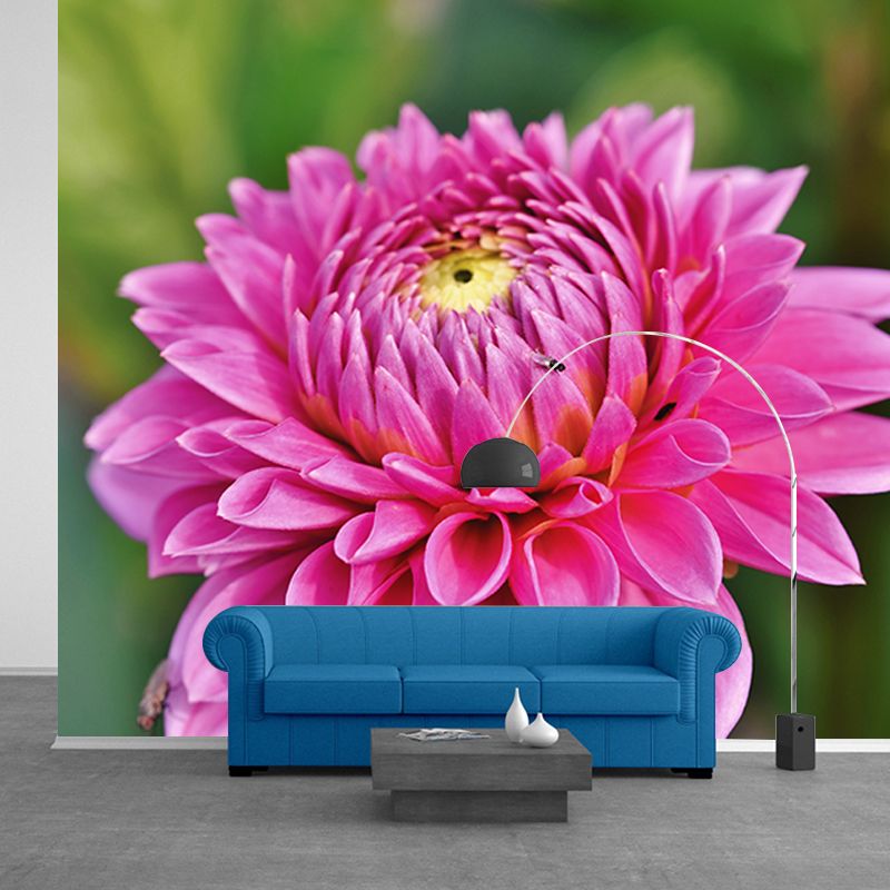 Flower Mural for Bedroom Moisture Resistant Home Decor, Made to Measure