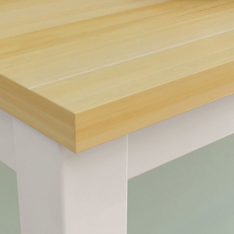 Modern Style Rectangle Wood Bar Height Pub Table for Dining Room