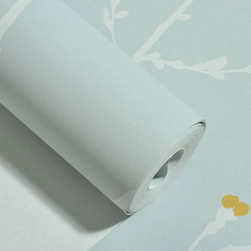 Countryside Wall Covering in Soft Color Branch Wallpaper Roll, 20.5-inch x 33-foot
