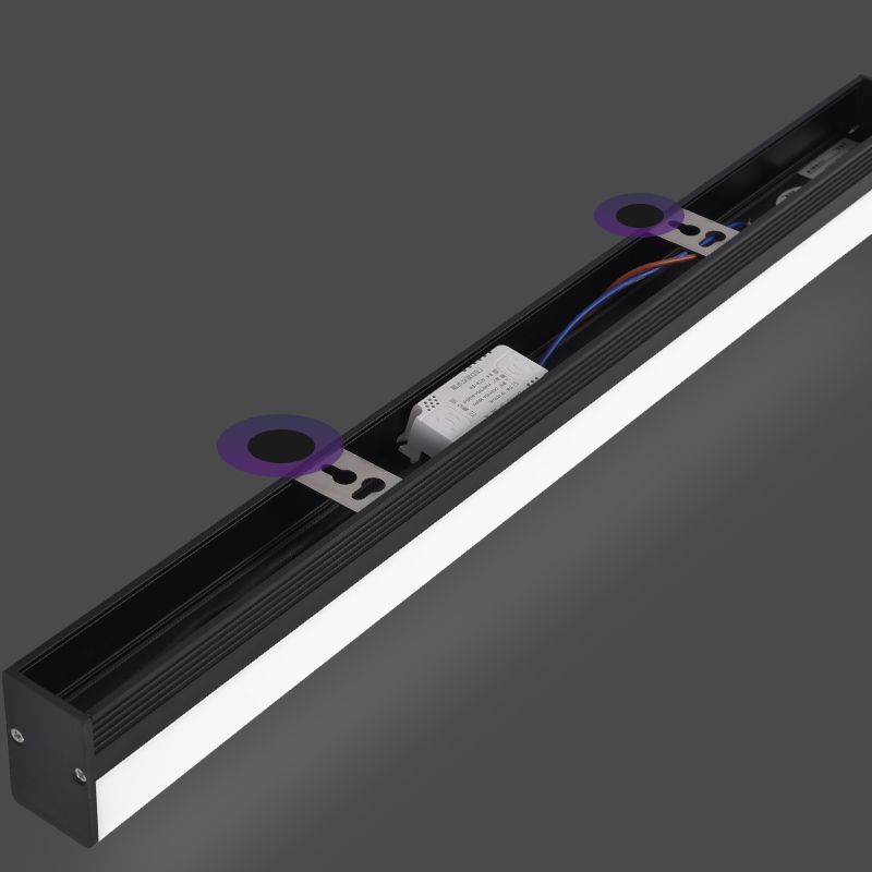 Modern Minimalist Style Rectangle Led Bathroom Vanity Light Fixtures Acrylic Vanity Sconce for Toilet