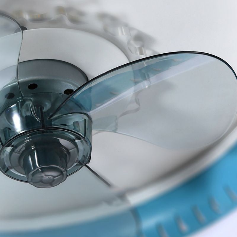 Modern Style Ceiling Fan Lamp Metal 1 Light Ceiling Fan Lighting for Bedroom