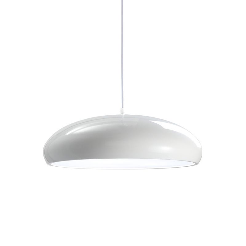 Macaron-stijl hangende verlichtingsarmatuur 1-licht hanglamp met aluminium voor woonkamer