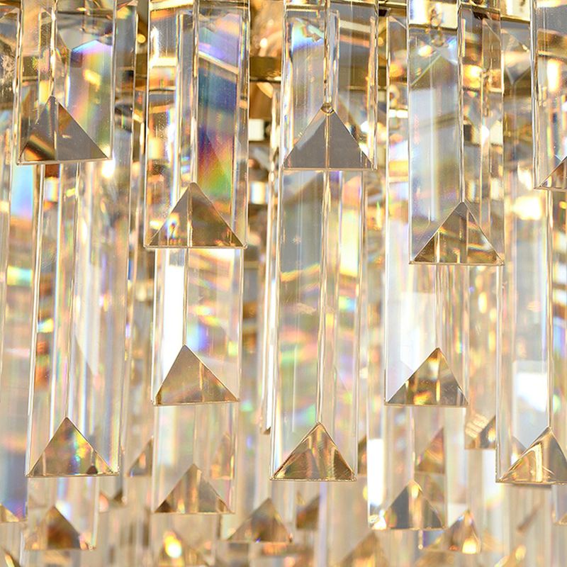 Zeitgenössische geometrische Inselbeleuchtungsideen Island Lichter Kristall für Kücheninsel