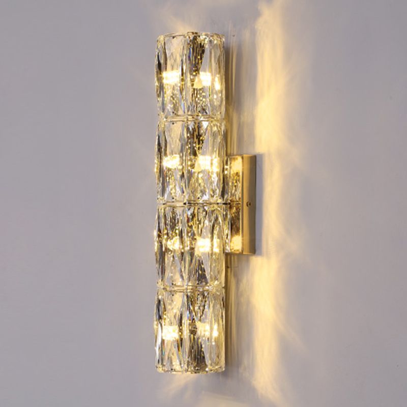 Geometrische Wandlampen moderner Kristallwandleuchten für Wohnzimmer