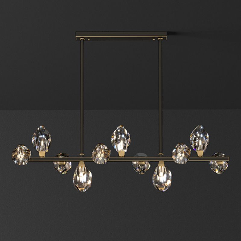 Cone Island Beleuchtung zeitgenössische Kristallinsellichter für Esszimmer