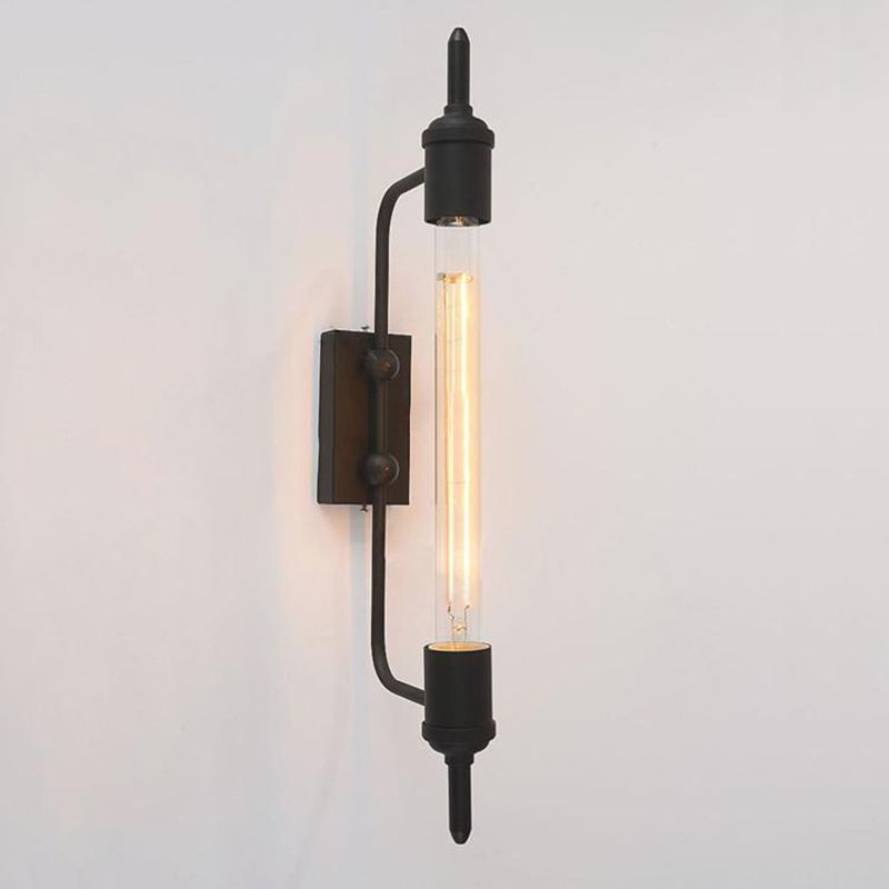 Retro Industrial Style Water Pipe Wall Mounted Lights Metallic Wall Mounted Lamp for Bar